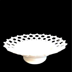 Vintage Milk Glass Dish